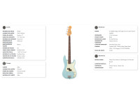 Fender Limited Edition 75th Anniversary Player II P Bass DNB Fender Limited Edition 75th Anniversary Player II P Bass DNB